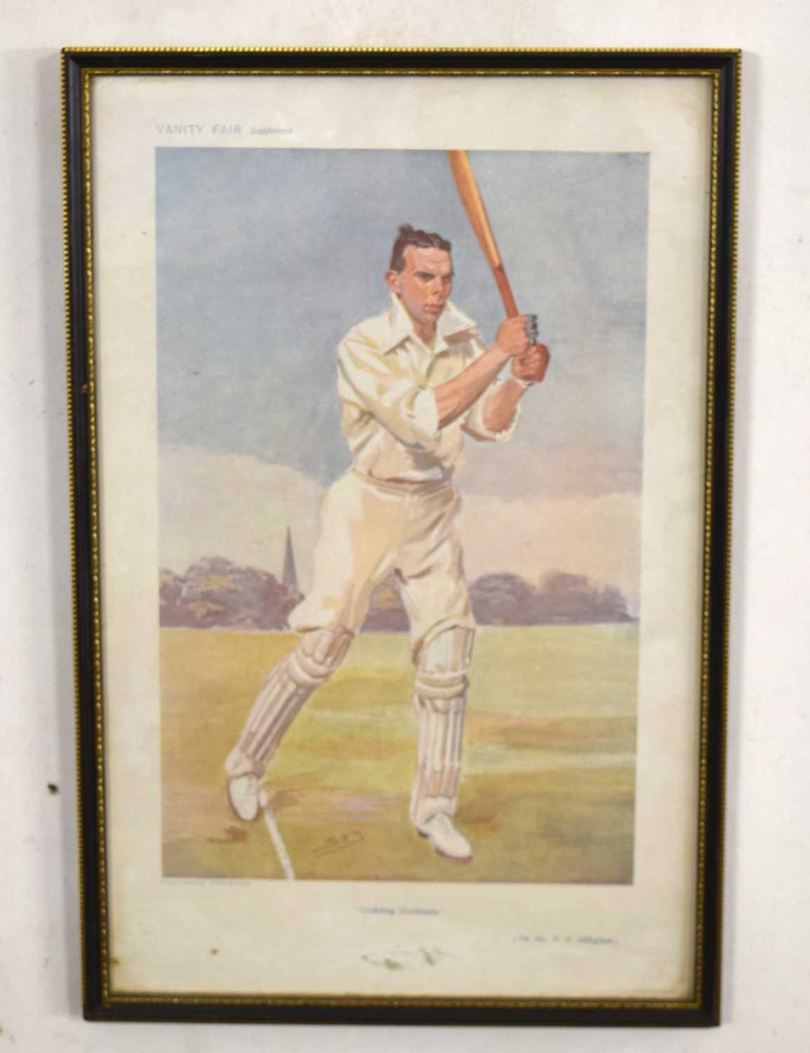 Two framed vanity fair sporting cricket prints to include MR. R.H. Spooner 'Reggie',1906