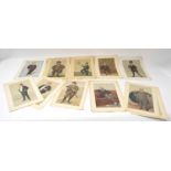 Is a quantity of unframed Vanity Fair chromolithographs and Vanity Fair supplements to include