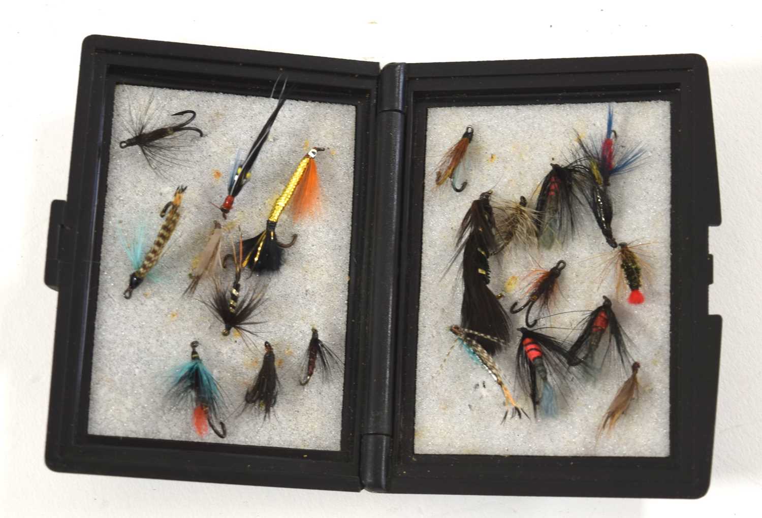 A quantity of six tins of salmon, trout and tub flies to include examples made by Ogden Smiths 62 - Image 2 of 5