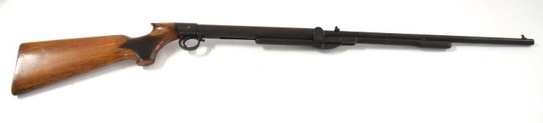 BSA standard .22 air rifle, retailed by Charles Riggs London. BSA standard .22 air rifle, 19inch