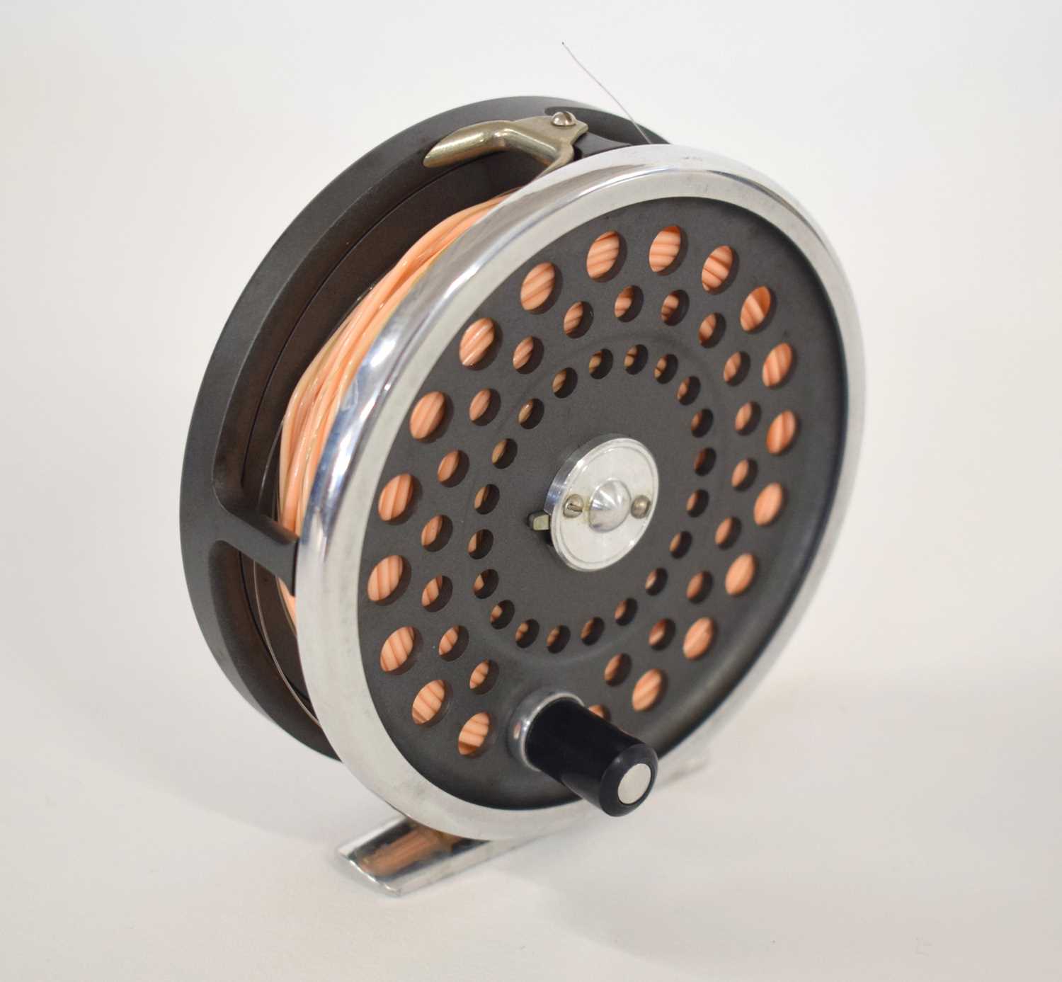 ‘Marquis’ No.8/9, 3 5/8” trout fly reel made by Hardy Bros LTD in house of hardy zip padded case. - Image 2 of 6