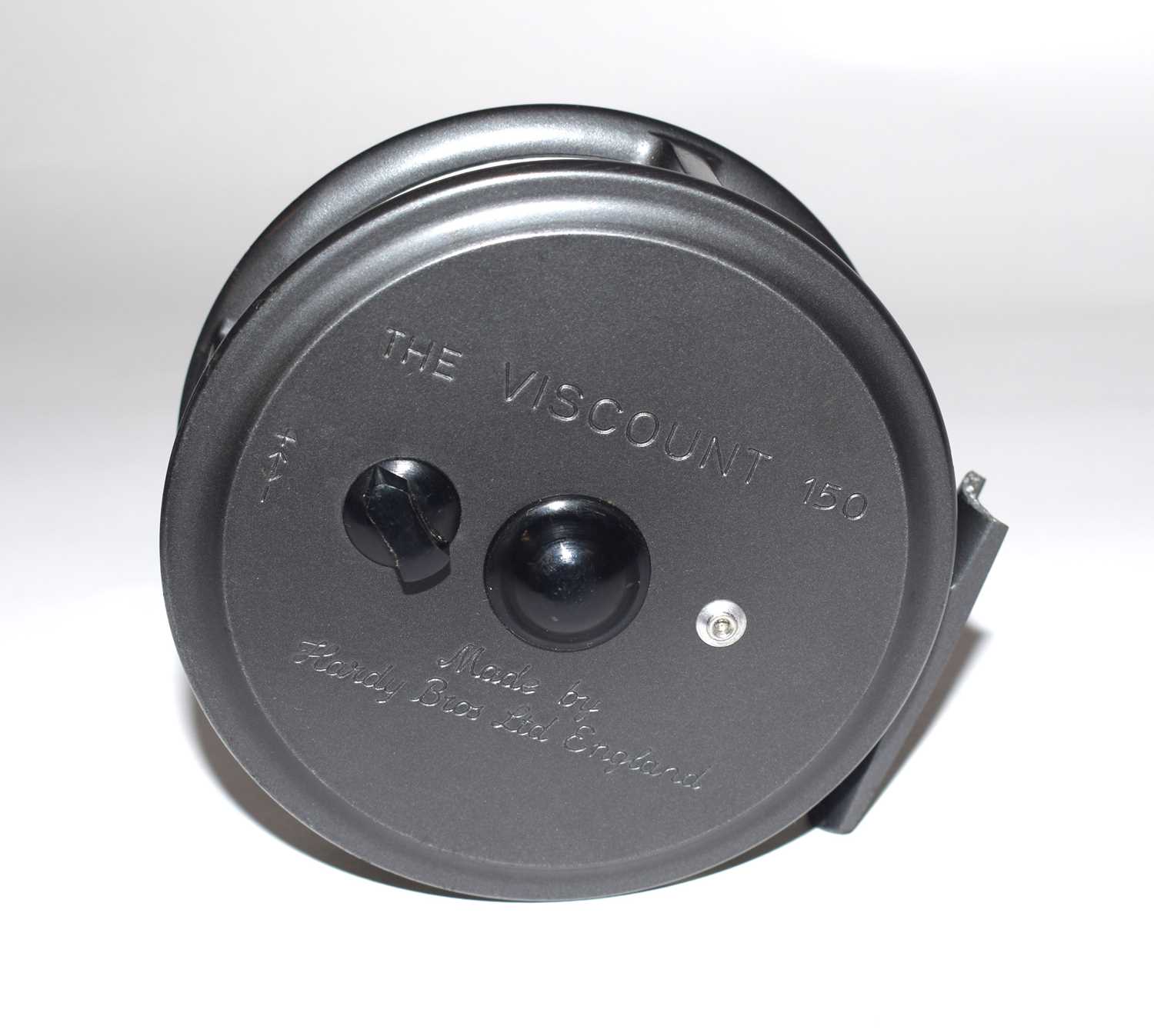 4” Viscount 150 salmon fly reel made by Hardy Bros LTD in zip padded case. (a/F) – reel seat - Image 3 of 4