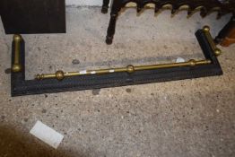 Victorian brass and iron fire fender (Item number 32 on vendor list)