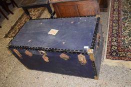 A vintage steamer type trunk