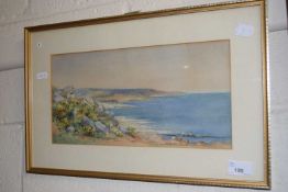 Charlotte Alston, Off the Coast of Brittany, watercolour, framed and glazed