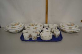 Quantity of Aynsley cottage garden coffee and table wares