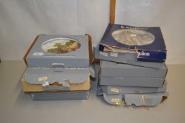 Quantity of boxed collectors plates