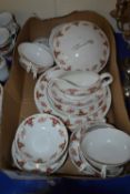 Quantity of Ashley floral decorated table wares