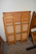 A folding bookcase