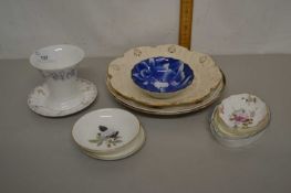 Mixed Lot: Various assorted ceramics to include a range of Wedgwood, Crown Derby and other pin