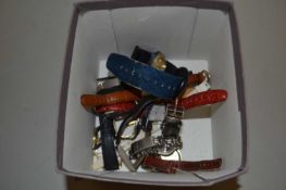 Box of various assorted wristwatches