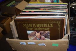 Quantity of assorted LP's mainly Country & Western and others