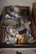 Quantity of assorted figurines, glass ware and other items