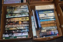 Two boxes of books to include military interest, Second World War etc