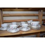 Quantity of Royal Standard "Fancy Free" tea wares