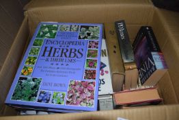 Assorted books to include horticulture and fiction