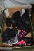 Quantity of assorted footwear