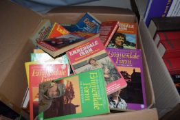 Books to include Emmerdale Farm paperbacks and others