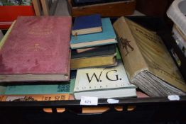 Books to include The Posthumous Papers of the Pickwick Club, Pictoral Shakespeare, Punch and others