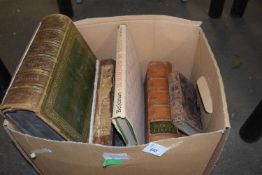 Books to include leather bound volumes Shakespeare etc