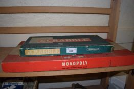Scrabble and Monopoly games (2)