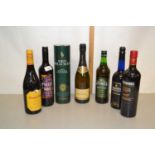 Mixed Lot: Various wines and spirits to enclosed Ben Brachan whisky, Cockburns Port etc (7)