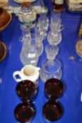 Mixed Lot: Various drinking glasses etc