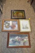 Mixed Lot: Four various assorted framed pictures