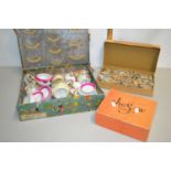 Dolls tea wares and vintage jigsaw puzzles