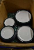 Quantity of modern Denby plates and bowls