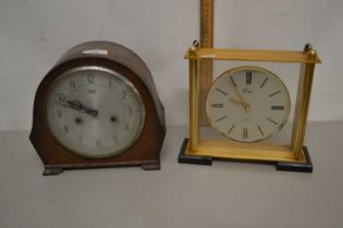 Smiths Enfield mantel clock and one other