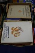 Box of various sheet music and books
