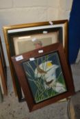 Mixed Lot: Various assorted framed prints to include many of birds, photographic prints etc