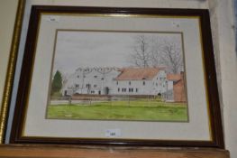 John A.Watson (British, b.1939), 'Burgh Mill, Nr Aylsham, watercolour, signed and dated 1998,10.