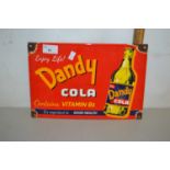 Small enamel sign Dandy Cola