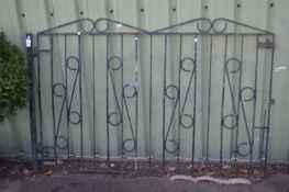 Cast iron garden gate