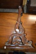 A pair of carved Victorian cabinet legs