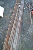 Quantity of various lengths of timber