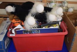 Mixed Lot: Soft toys, games etc