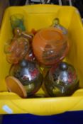 Assorted decorative glass jars and covers and others similar