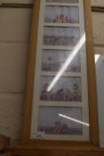 Quantity of Winnie the Pooh sketches, framed