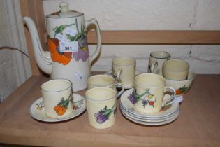 A quantity of "Japonica" coffee wares