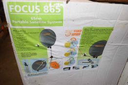 Boxed Focus 865 Portable Satellite System
