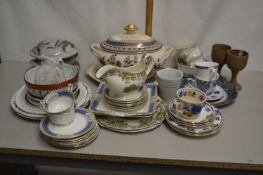 Mixed Lot: Various assorted ceramics to include Radford tea wares, modern tureen and stand,