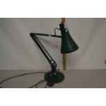 Anglepoise type desk lamp