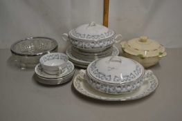 Quantity of Royal Stafford harmony pattern dinner wares and other items