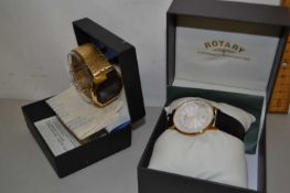 Boxed gents Rotary wristwatch together with a vintage Sekonda digital watch (2)