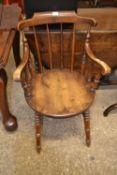Late 19th Century circular seated kitchen chair