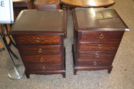 A pair of Stag Minstrel bedside cabinets