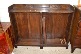 Early 20th Century open front bookcase cabinet